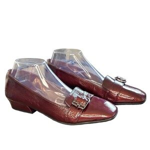 Hispanitas Heels Women’s Hispanitas Joy Is A Choice Wine Buckles Size 8.5 EUC